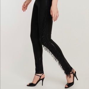 J Brand x Halpern Coated Maria High Rise Jeans 25